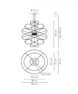 HOOPS 6 LAMPA WISZĄCA AXO LIGHT