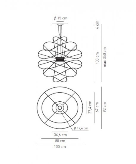 HOOPS 6 LAMPA WISZĄCA AXO LIGHT