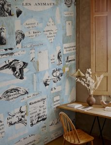 Tapeta Wall&Deco Les Animaux en Papier