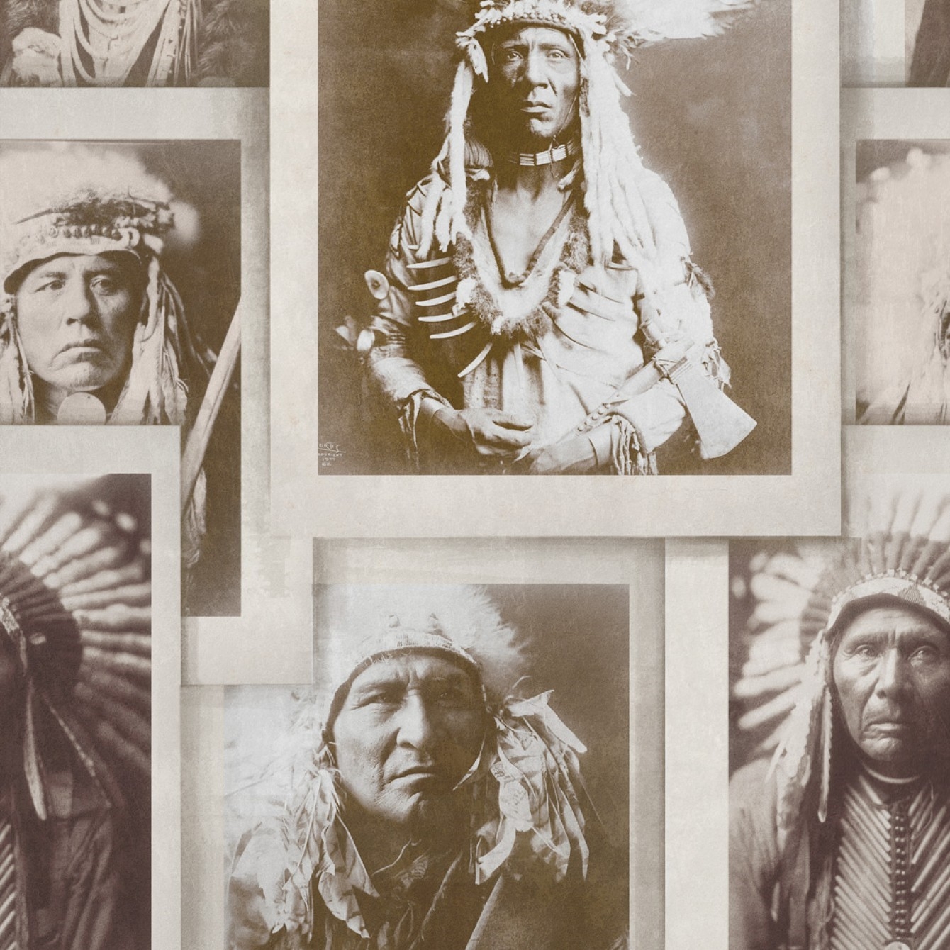 INDIAN CHIEFS TAPETA MIND THE GAP