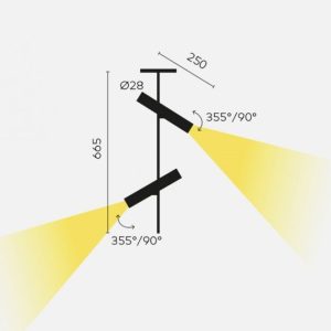 LAMPA SUFITOWA ESPRIT KREON