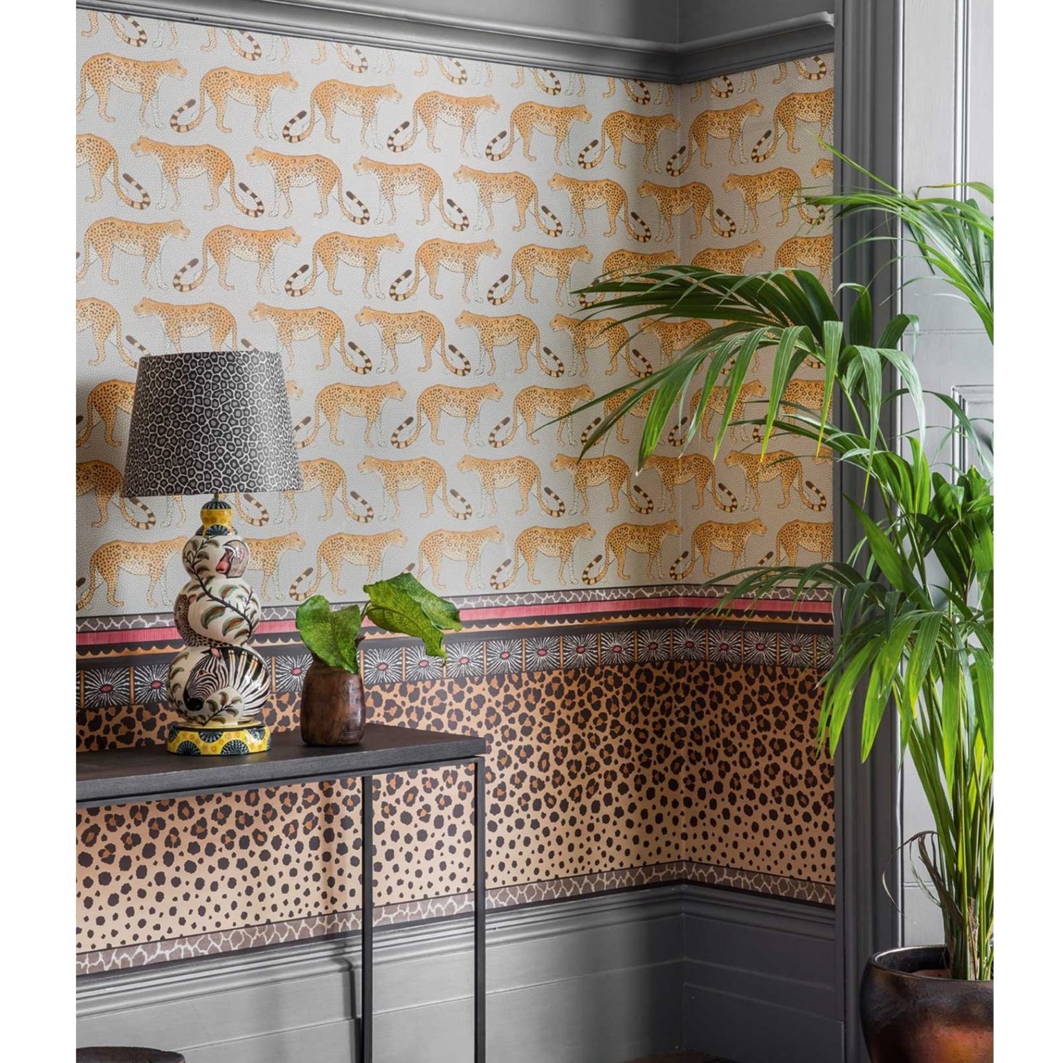 LEOPARD WALK TAPETA COLE&SON