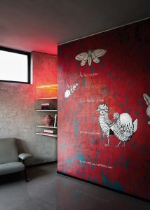 LIVE AT EASE TAPETA WALL DECO