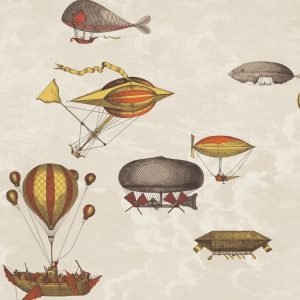 MACCHINE VOLANTI TAPETA COLE&SON