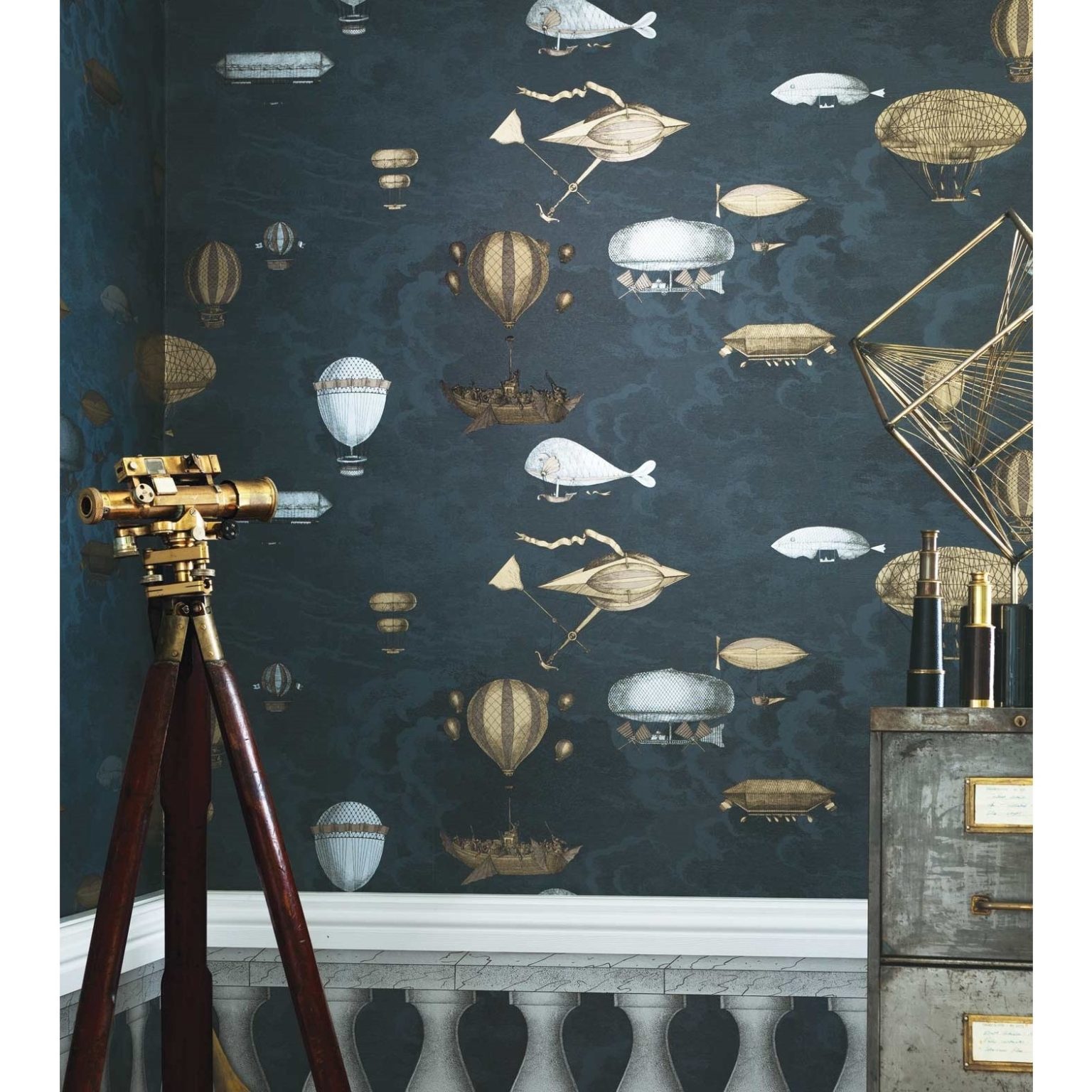 MACCHINE VOLANTI TAPETA COLE&SON
