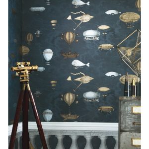 MACCHINE VOLANTI TAPETA COLE&SON