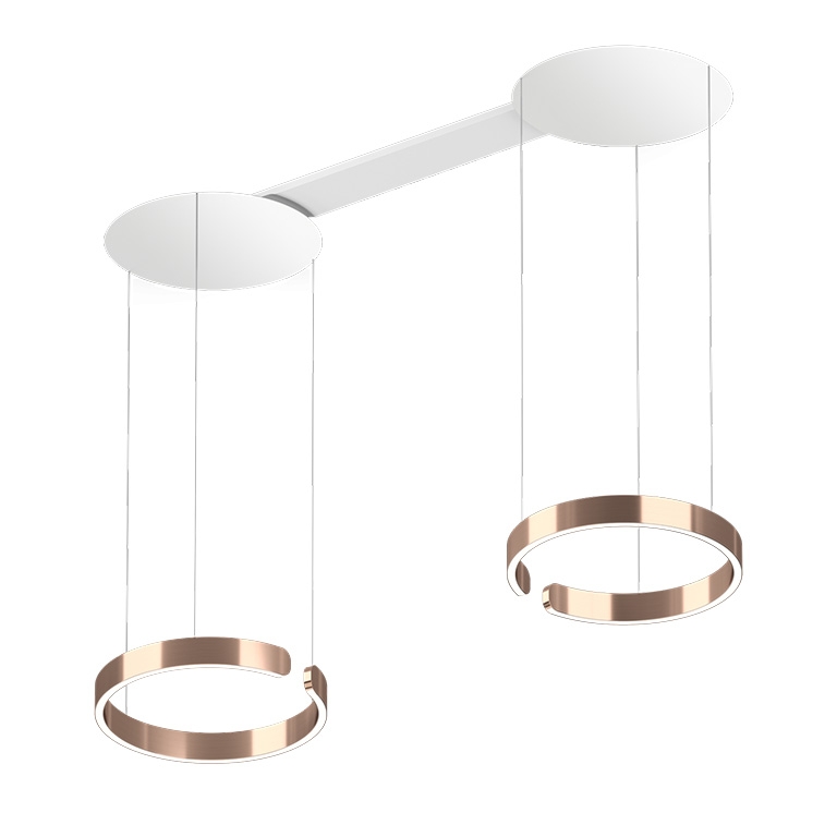 MITO SOSPESO DUE 40 ROSE GOLD OCCHIO