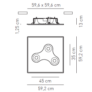 NAFIR LAMPA SUFITOWA AXO LIGHT