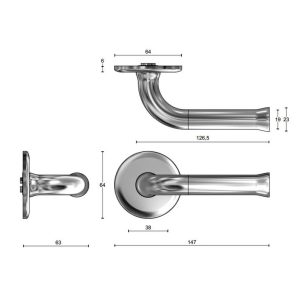 NOUR EV101|64 KLAMKA FORMANI