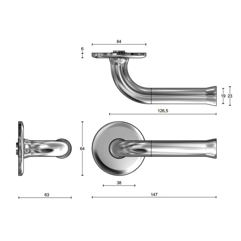 NOUR EV101|64 KLAMKA FORMANI