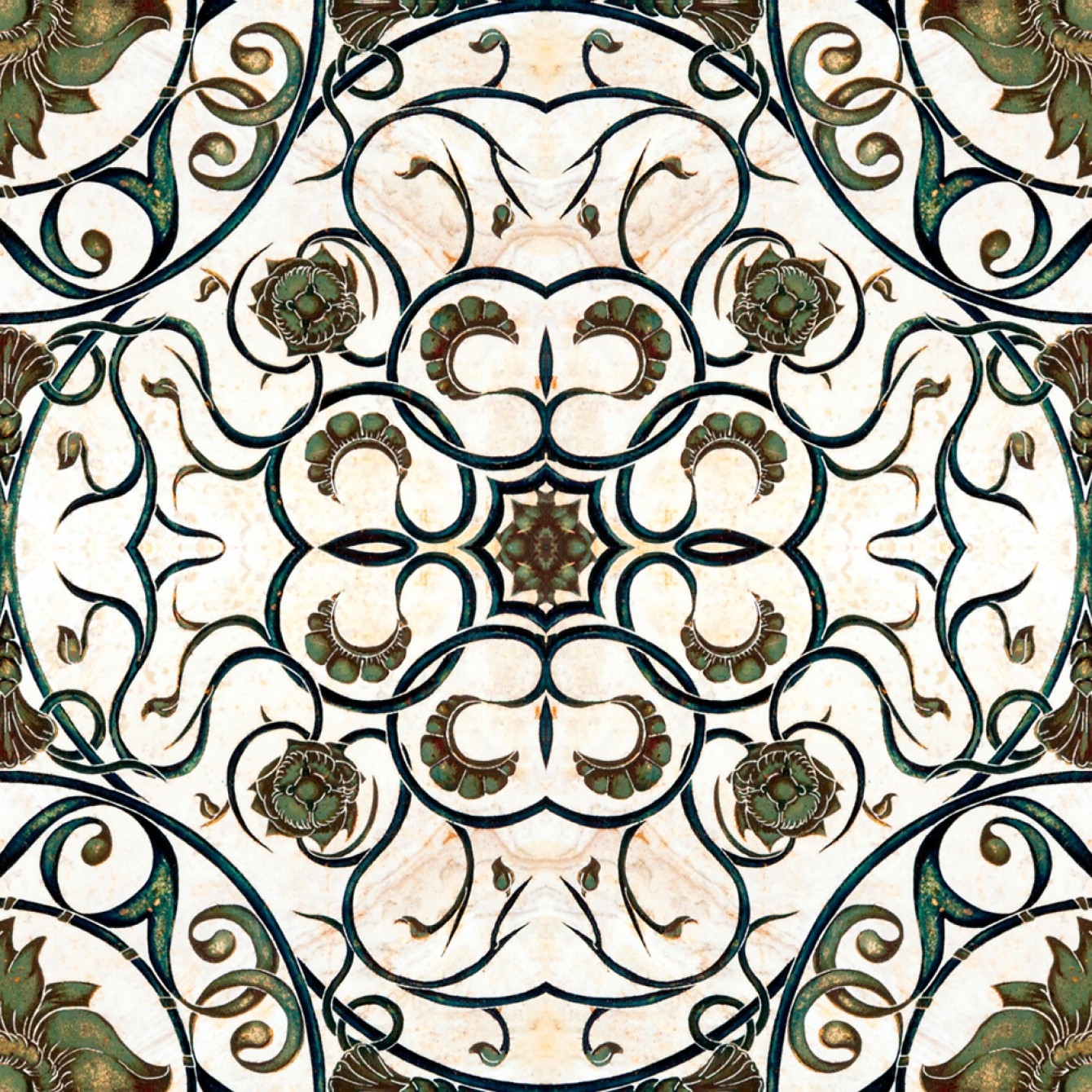 ORGANIC TILE TAPETA MIND THE GAP