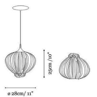 PERLINA LAMPA WISZĄCA AQUA CREATIONS