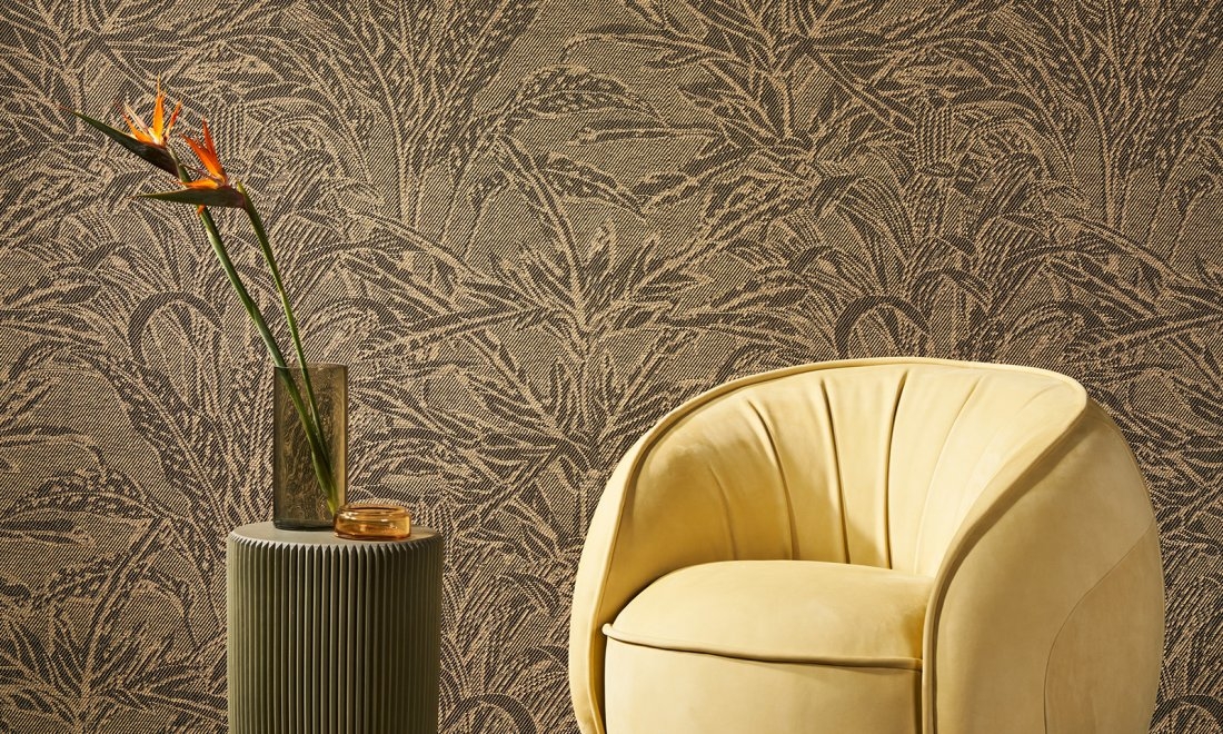 Tapeta Arte Manovo 222023 Dark Natural Savanna - botaniczna