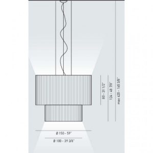 SKIRT LAMPA WISZĄCA AXO LIGHT