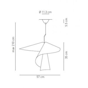 SPIRY LAMPA WISZĄCA AXO LIGHT