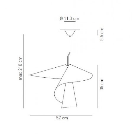 SPIRY LAMPA WISZĄCA AXO LIGHT