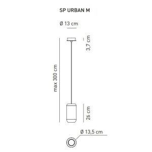 URBAN LAMPA SUFITOWA AXO LIGHT
