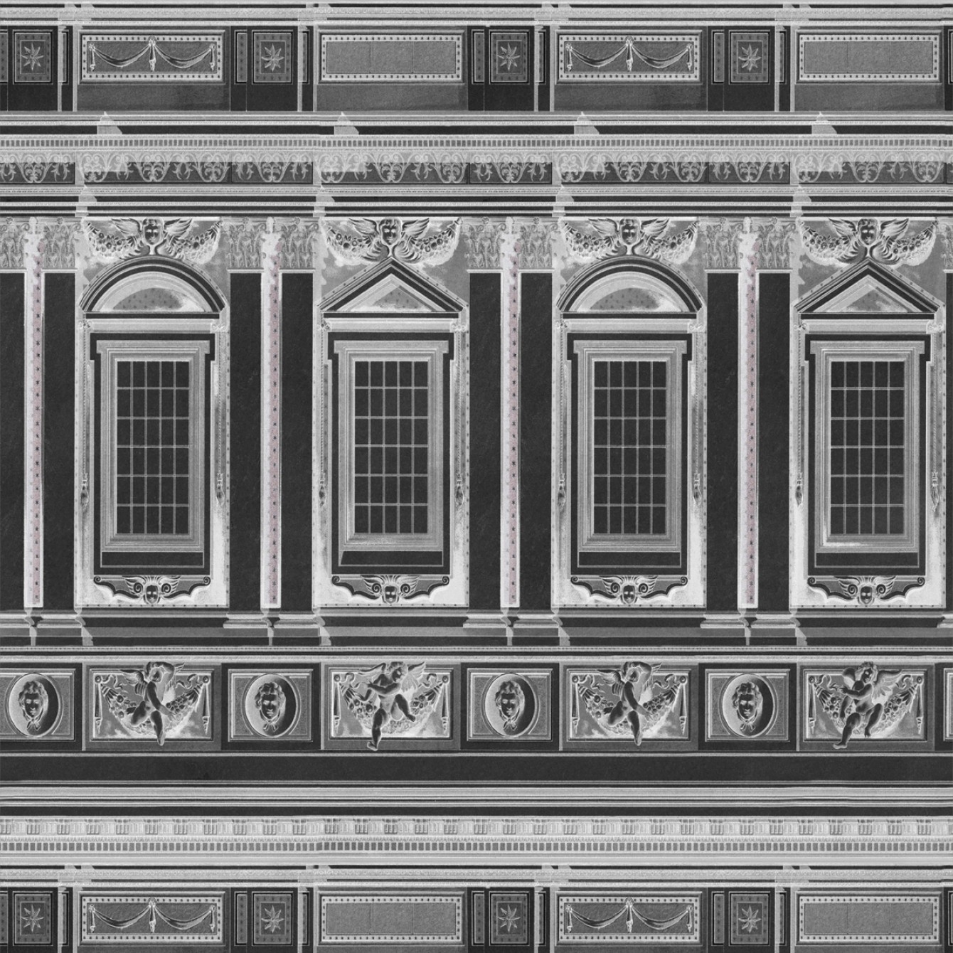 VATICANO ANTHRACITE TAPETA MIND THE GAP