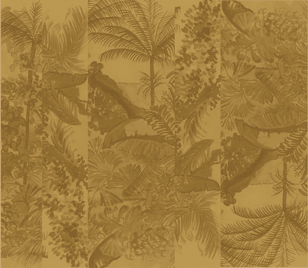 Tapeta Wall&Deco Jungle Cut WDJU2201