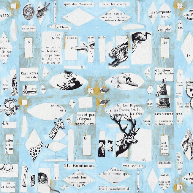 Tapeta Wall&Deco Les Animaux en Papier WDLA2201 cover