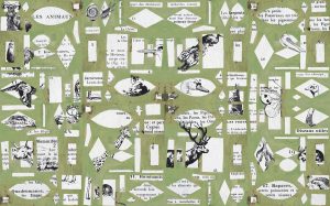 Tapeta Wall&Deco Les Animaux en Papier WDLA2202