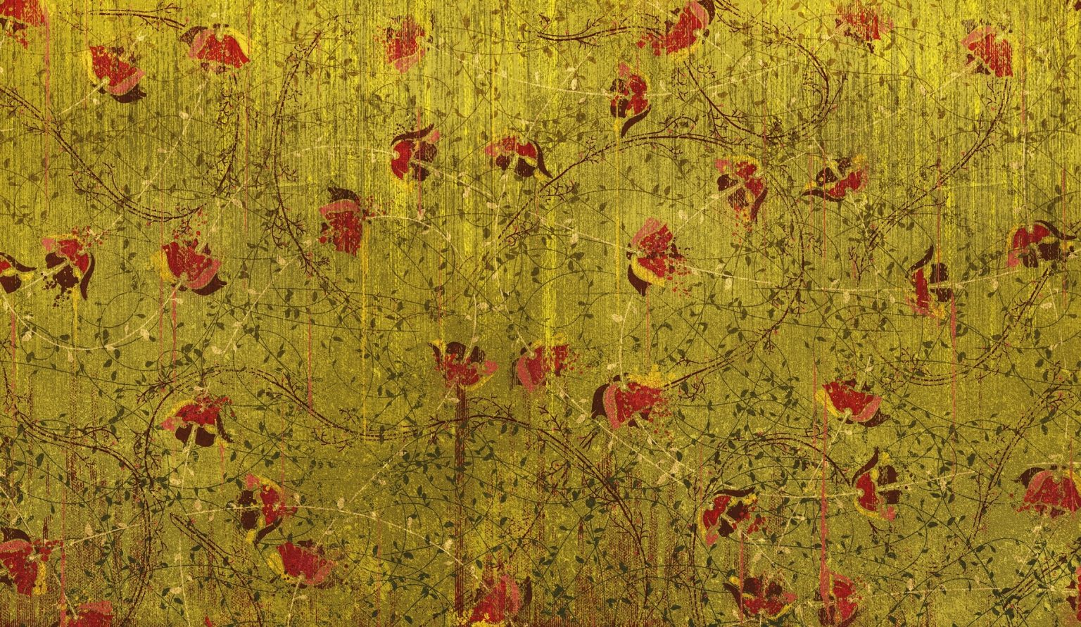 Tapeta Wall&Deco Poppies Mesh WDPO2202
