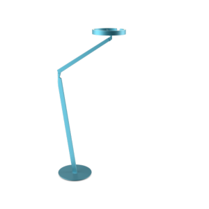 Lampa podłogowa Gioia lettura blu vivace – colors by OCCHIO