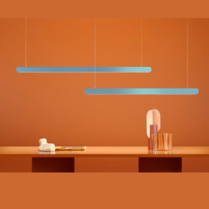 Lampa wisząca Mito volo 100 up blu vivace – colors by OCCHIO